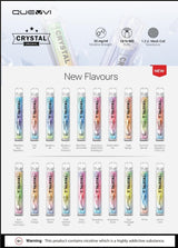 Quevvi Crystal 2 600 Puffs Disposable Vape Device - Pack of 10