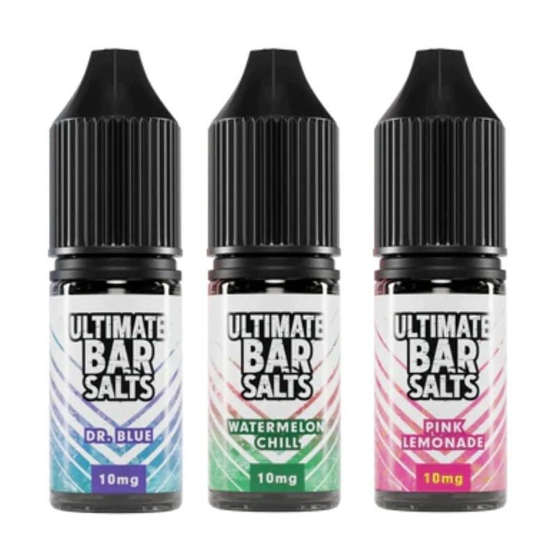 Ultimate Bar Salt 10ml E - liquids Nic Salts - Box of 10