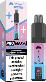 Hayati Pro Max+ 6000 Puffs Vape Kit Box of 5