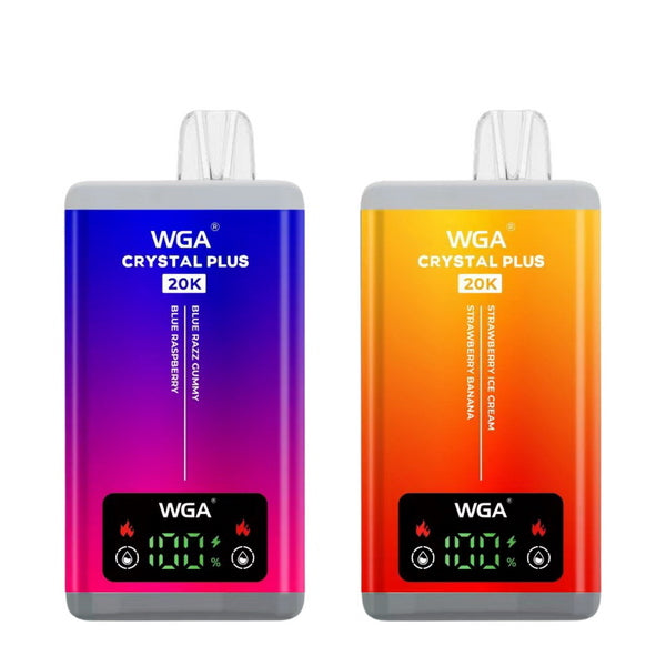 WGA Crystal Plus 20000 Disposable Vape 2-in-1 - Box of 10